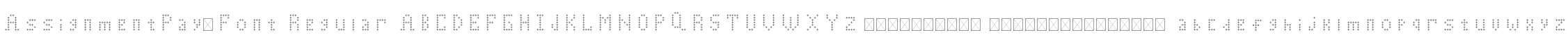 AssignmentPay-Font