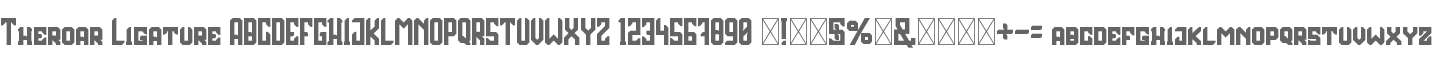 Theroar Ligature