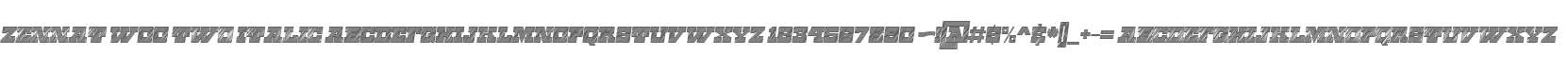 Zennat W00 Two Italic
