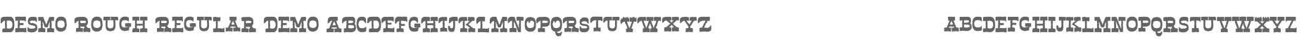 Desmo Rough Demo