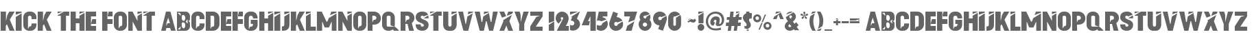 Kick The Font