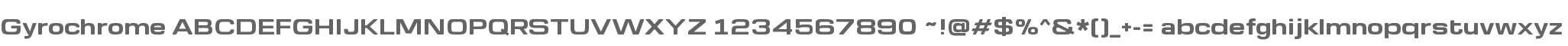 Gyrochrome ExtraBold