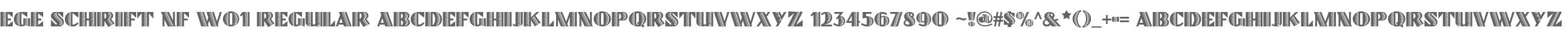 Ege Schrift NF W01 Regular