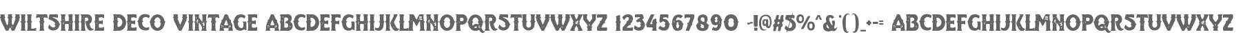Wiltshire Deco Vintage