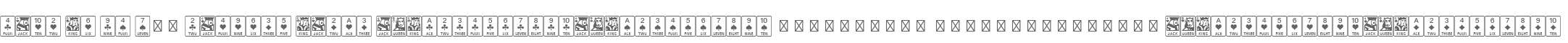 Game Pi LT W95 English Cards