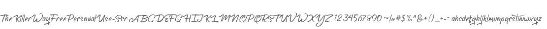 The Killer Way FreePersonalUse