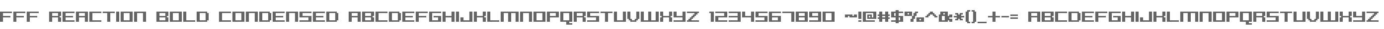 FFF Reaction Bold Condensed