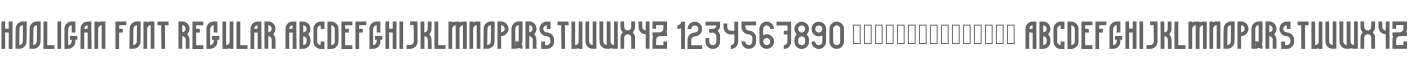 Hooligan Font