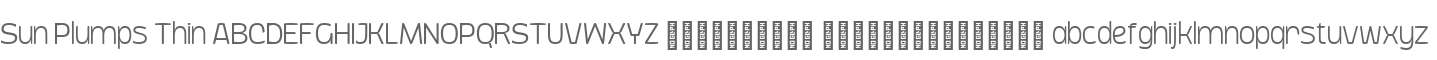 Sun Plumps Thin