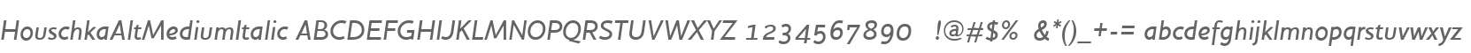 HouschkaAltMediumItalic
