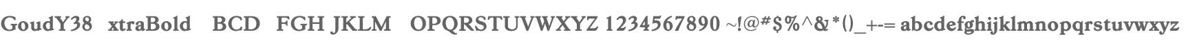 GoudY38ExtraBold