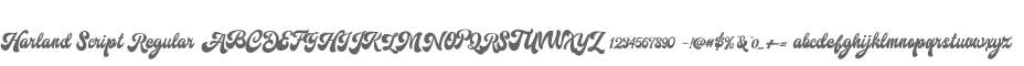 Harland Script Regular