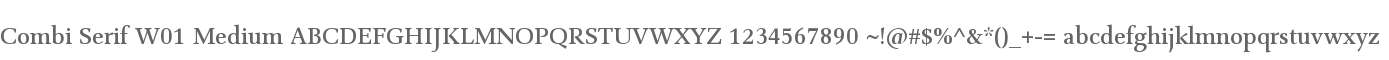 Combi Serif W01 Medium