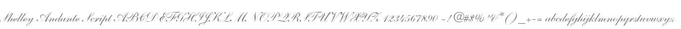 Shelley Andante Script