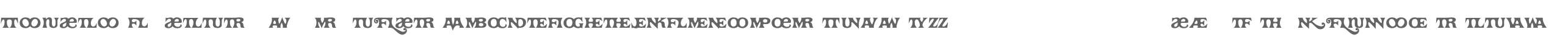 Tomato Ligatures W90 Regular
