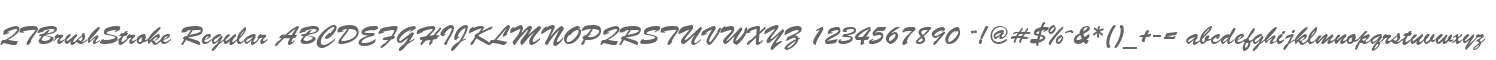 QTBrushStroke Regular