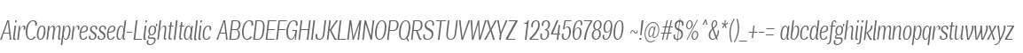 AirCompressed-LightItalic