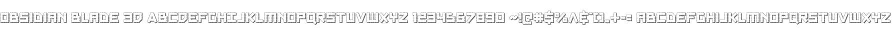 Obsidian Blade 3D