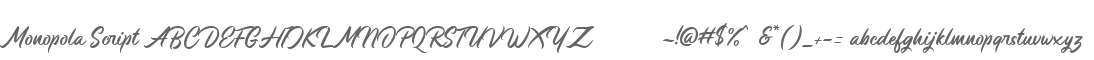 Monopola Script