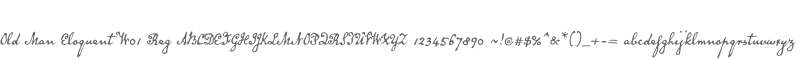 Old Man Eloquent W01 Reg