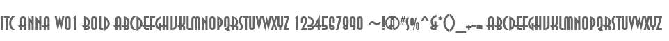 ITC Anna W01 Bold