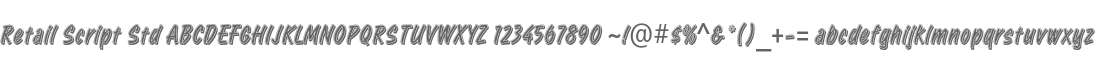 Retail Script Std
