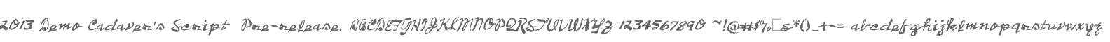 2013 Demo Cadaver's Script  Pre-release.