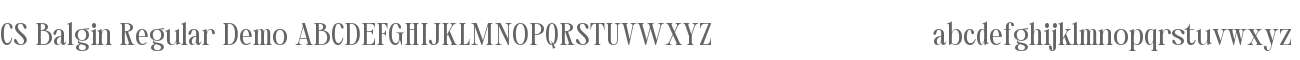 CS Balgin Demo