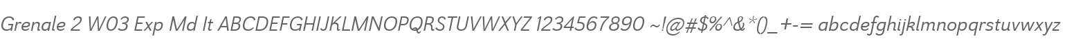 Grenale 2 W03 Exp Md It
