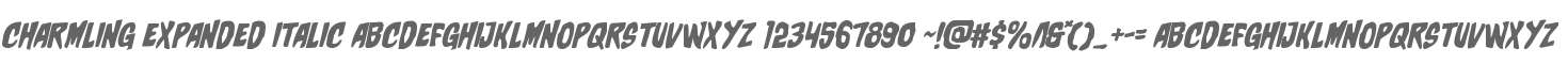 Charmling Expanded Italic