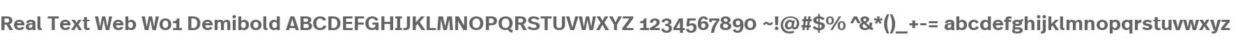Real Text Web W01 Demibold