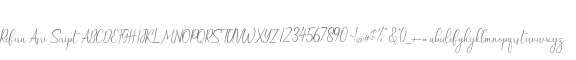 Refira Asri Script