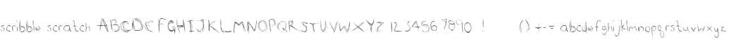 scribble scratch