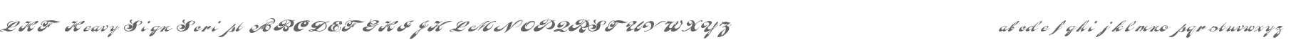 LHF Heavy Sign Script