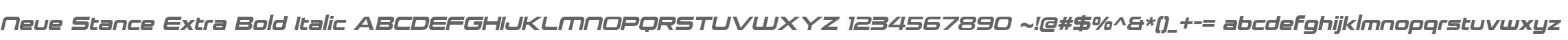 Neue Stance ExtBd Ita