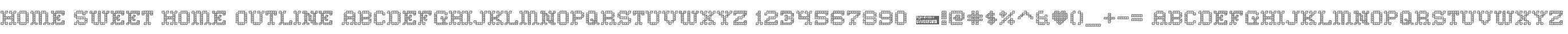 Home Sweet Home Outline