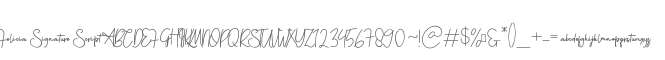 Felicia Signature Script