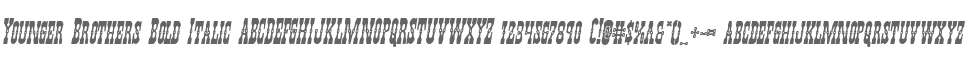 Younger Brothers Bold Italic