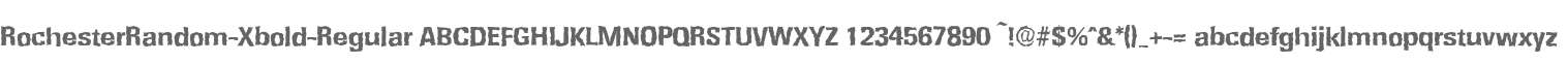 RochesterRandom-Xbold-Regular