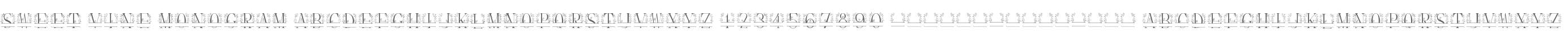 Sweet Vine Monogram
