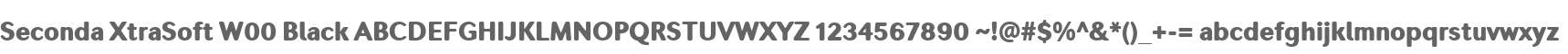 Seconda XtraSoft W00 Black
