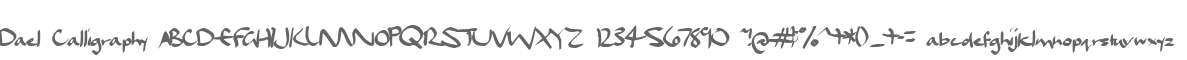 Dael Calligraphy