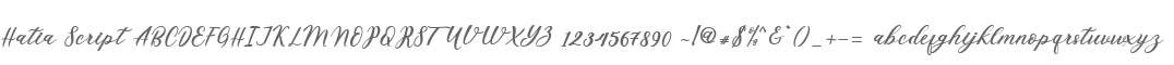 Hatia Script