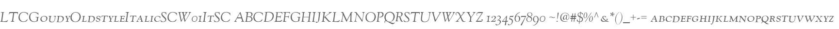 LTCGoudyOldstyleItalicSCW01ItSC