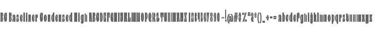 BC Baseliner Condensed High