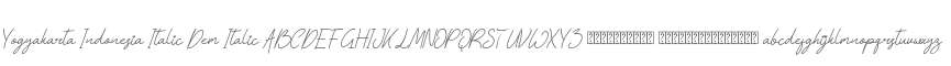 Yogyakarta Indonesia Italic Dem
