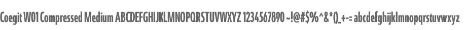 Coegit W01 Compressed Medium