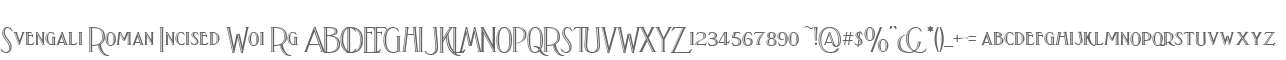 Svengali Roman Incised W01 Rg