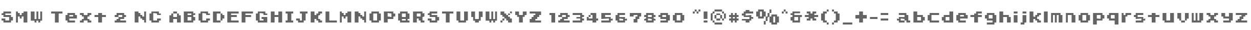 SMW Text 2 NC