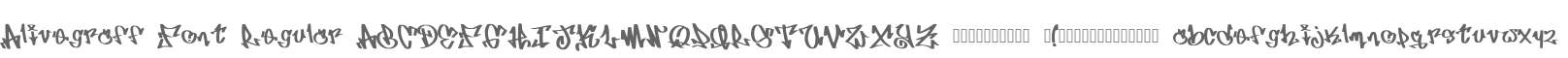 Alivegraff Font
